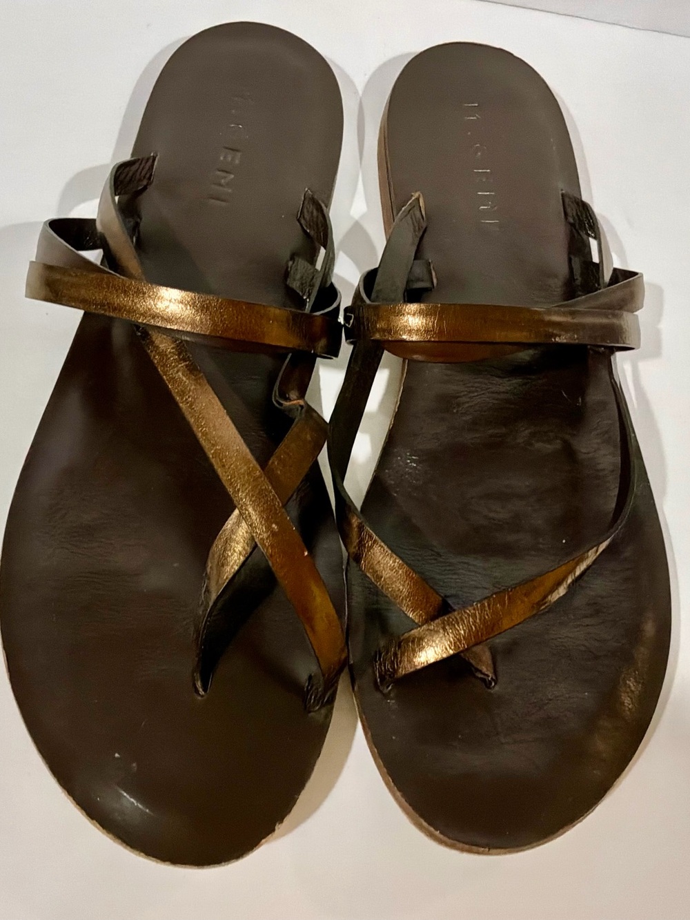 M GEMI Leather Strappy Sandals
